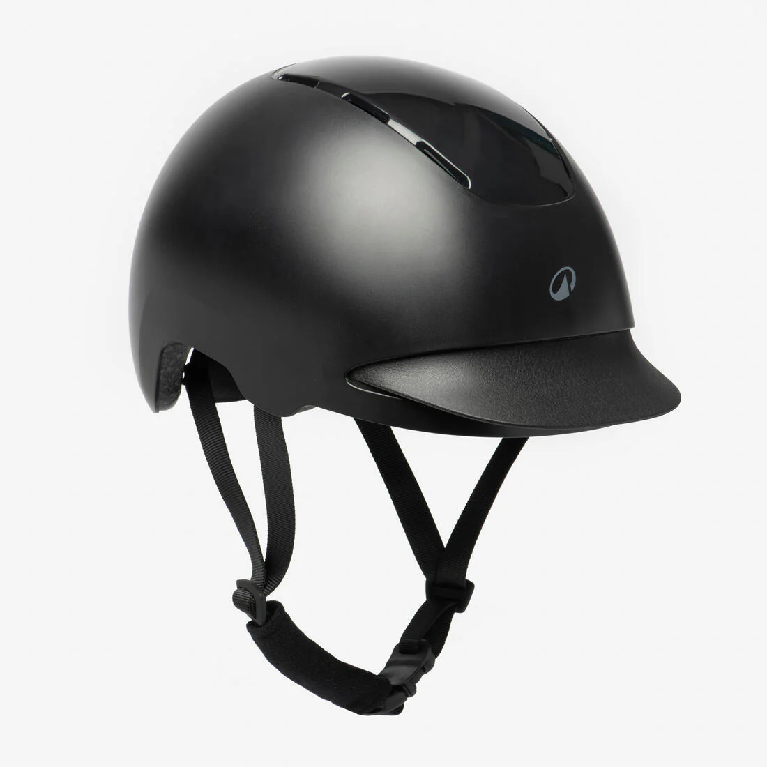 Casco de equitación azul cosmo con morado claro para adultos y niños CH100