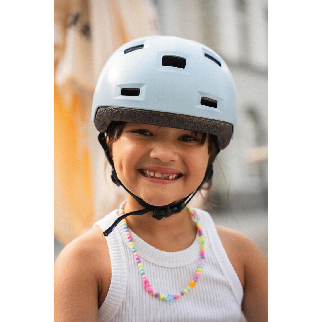 Casco de patinar azul pastel B100 - Image 53