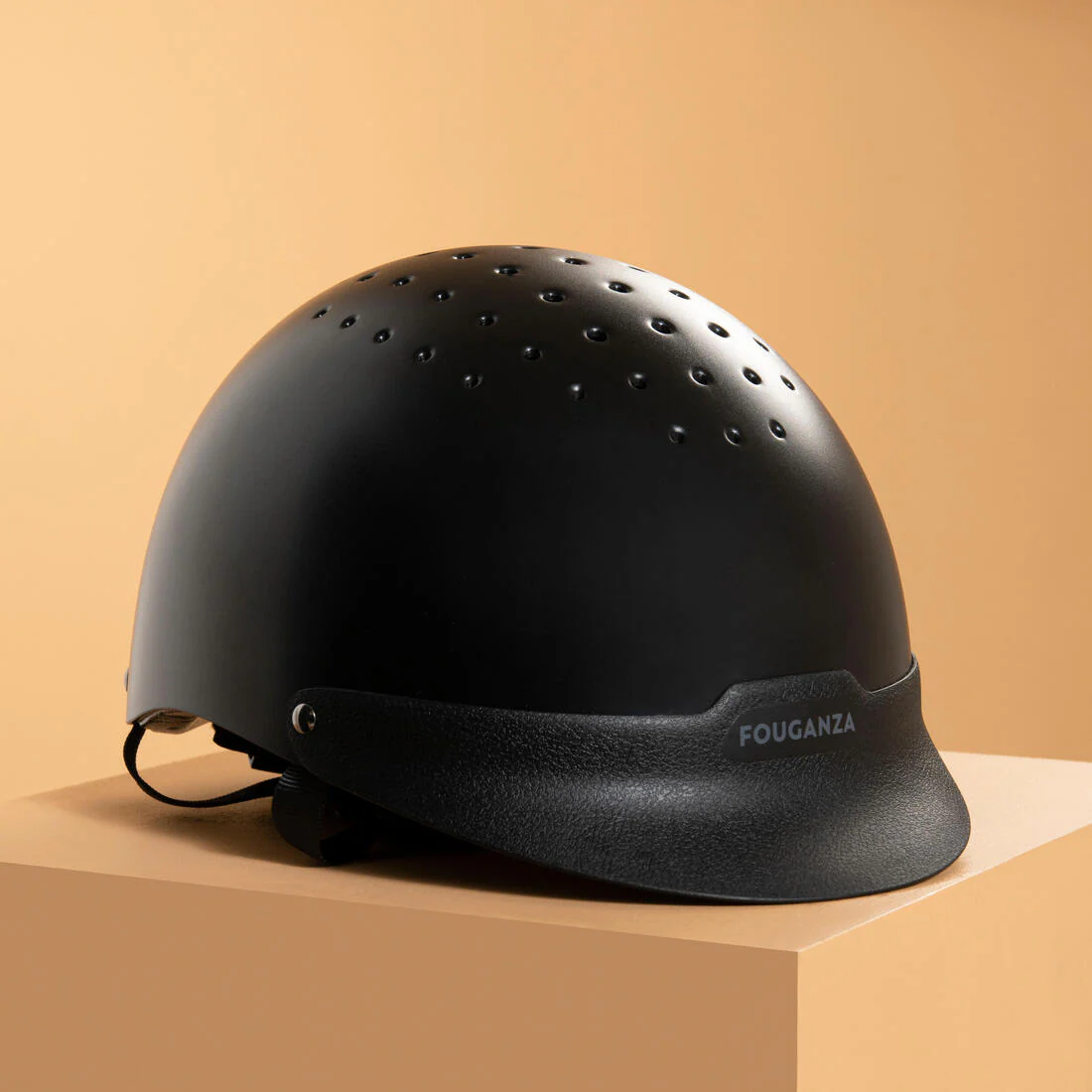 Casco Equitación 100 Negro - Image 10
