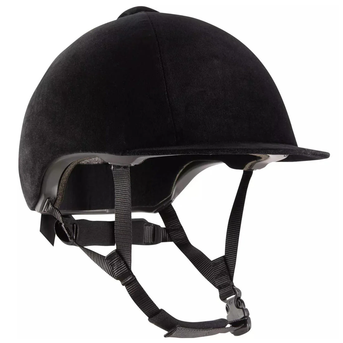Casco Equitación 140 Negro Terciopelo - Image 3