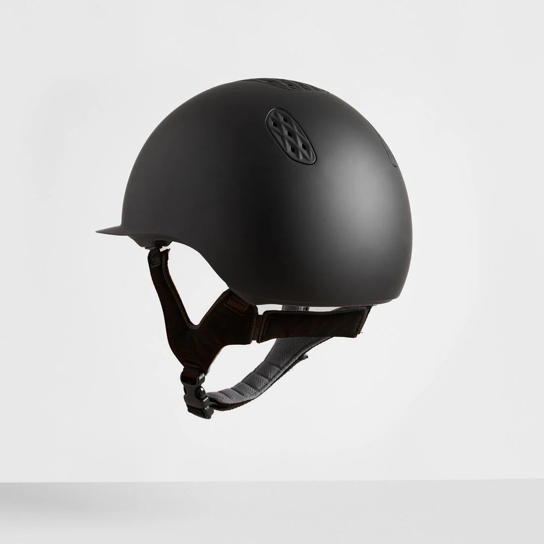 Casco Equitación Adulto Niños Negro Mate 520 - Image 2