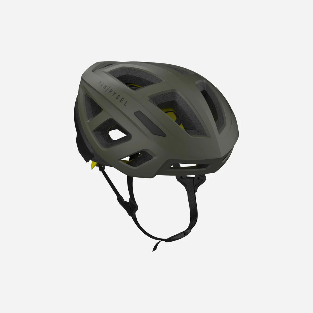 Casco para bicicleta de carretera caqui Roadr 500 MIPS