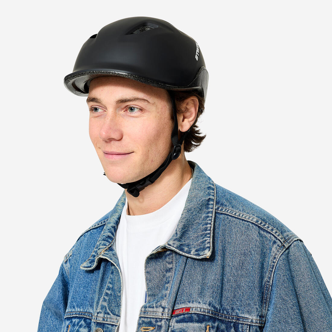 Casco para bicicleta urbana color negro 100 - Image 2