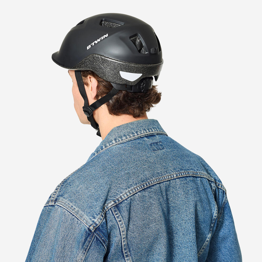 Casco para bicicleta urbana color negro 100 - Image 3