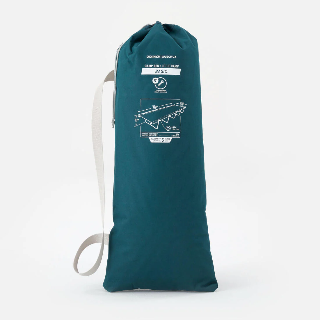 CATRE CAMPING - CAMP BED BASIC 60 cm - 1 PERSONA - Image 3
