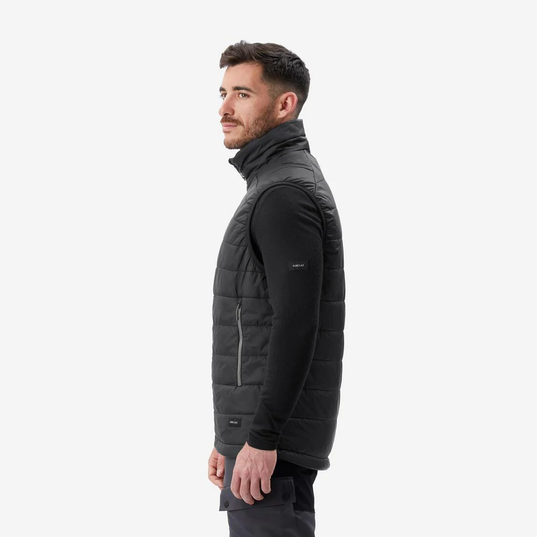 Chaleco acolchado sintético de trekking hombre - MT100 negro - Image 7