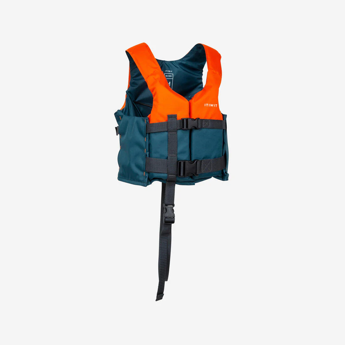 Chaleco Ayuda Flotación Kayak/Stand Up Paddle/Vela Ligera 50 N+ Azul Naranja