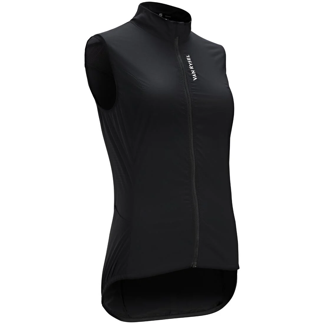 Chaleco Ciclismo Carretera Ultralight Mujer Negro Rompevientos - Image 2