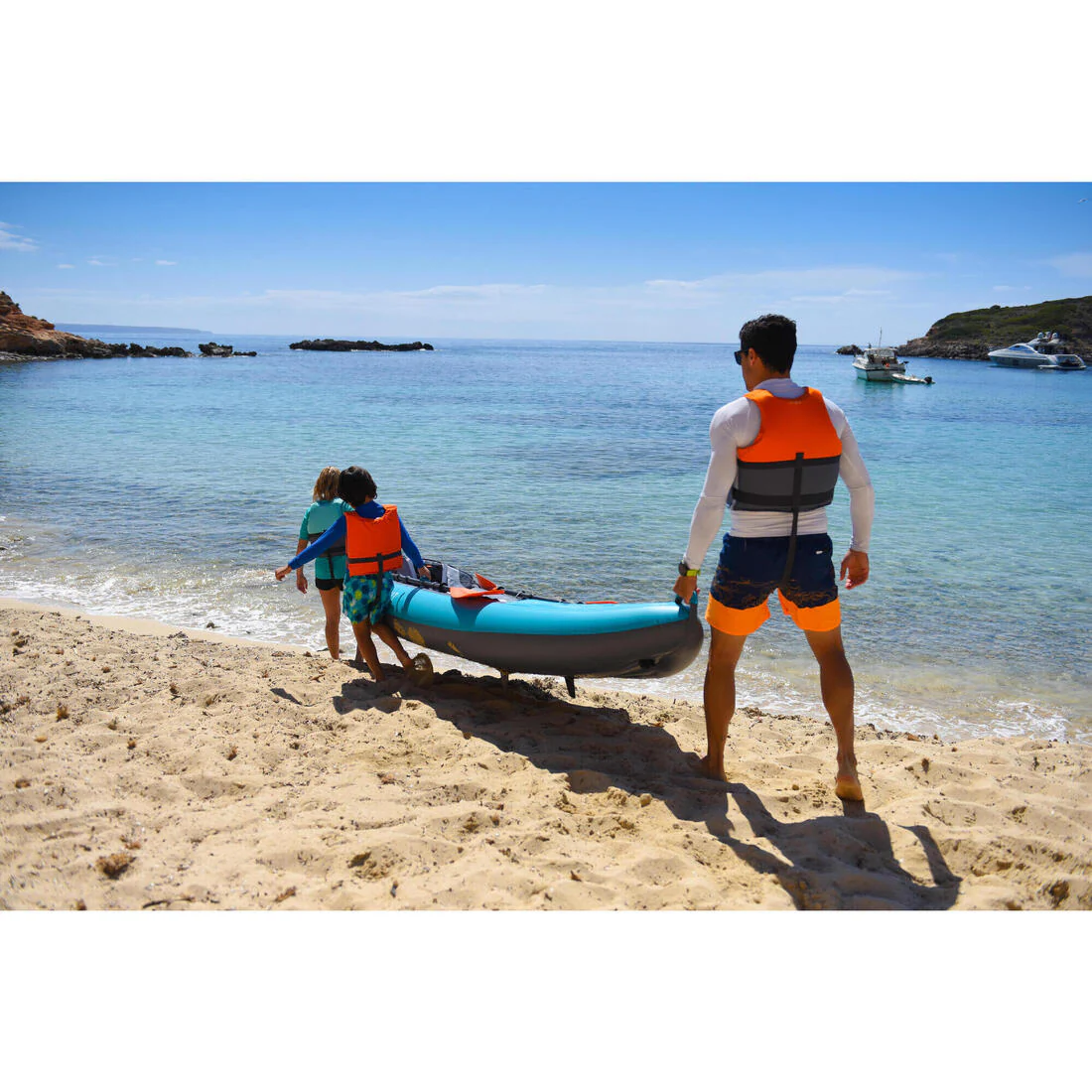 Chaleco de ayuda a la flotación para canoa Kayak/SUP rojo BA 50 N DTC - Image 9