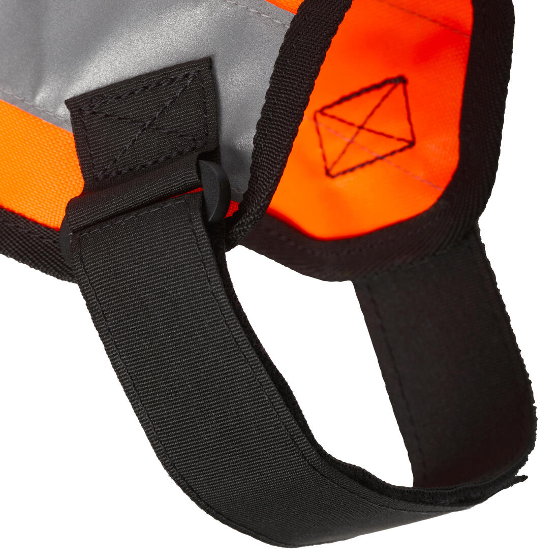 Chaleco de caza naranja para perro Solognac 100 - Image 6
