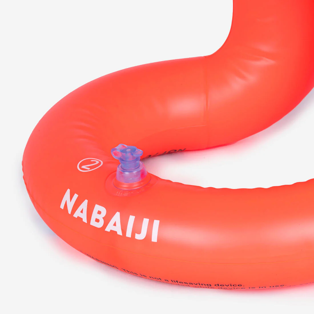 Chaleco flotador de natación inflable para niños de 19 a 30 kg naranja - Image 5