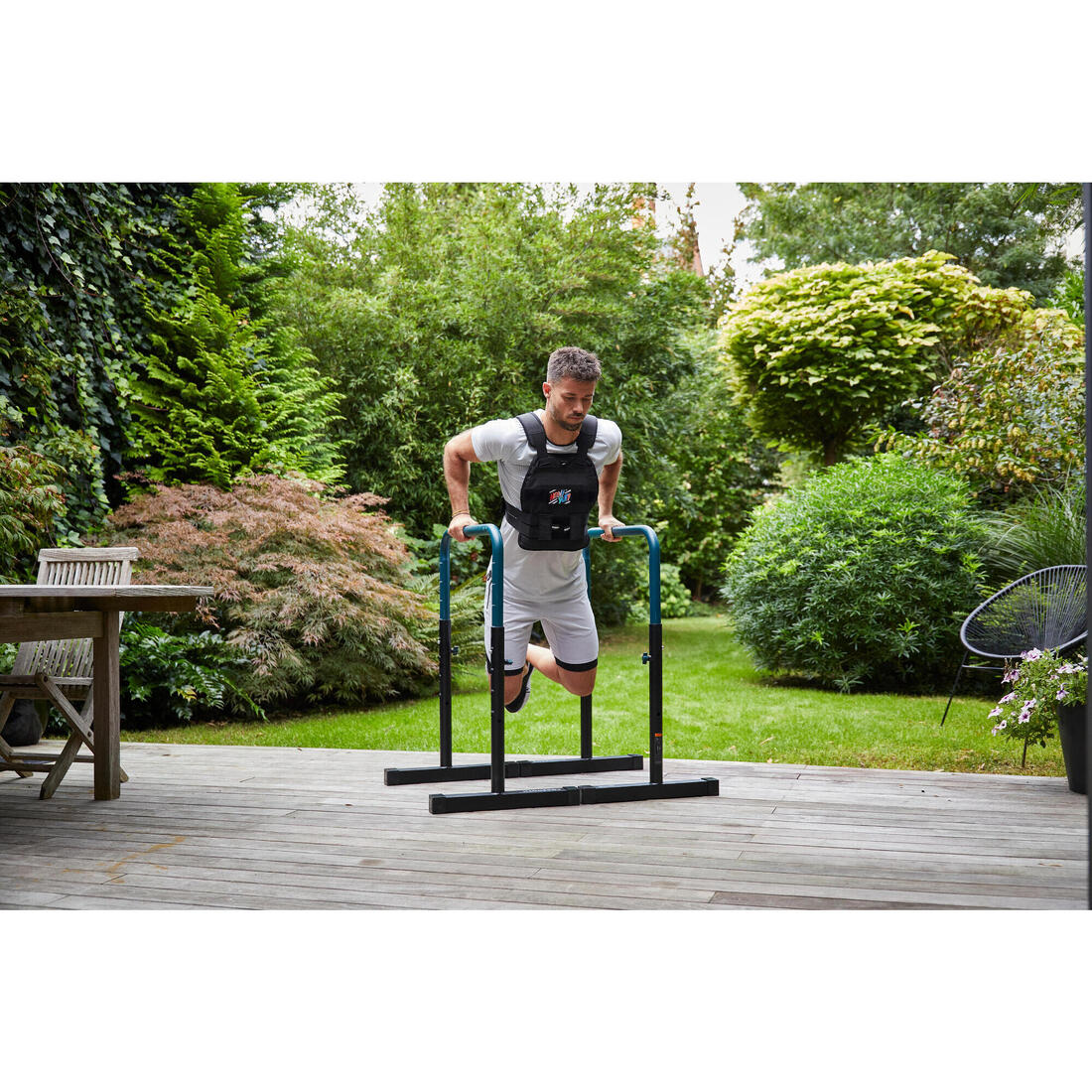 Chaleco lastrado de musculación ajustable de 6-10 kg - Image 13