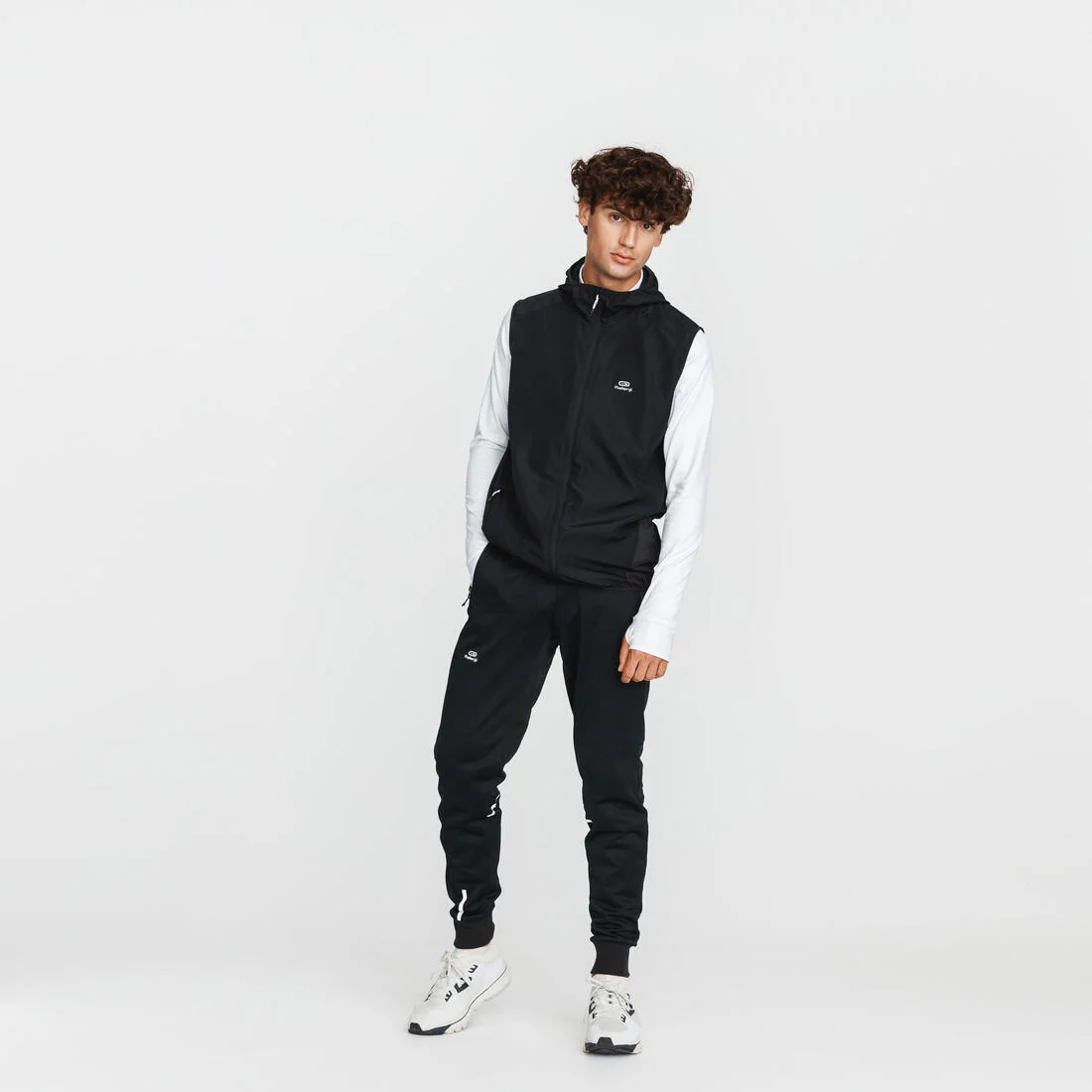 Chaleco Rompevientos de Running para Hombre - Kalenji Run Wind - Negro - Image 3