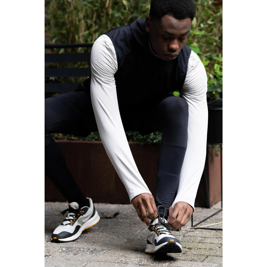 Chaleco Rompevientos de Running para Hombre - Kalenji Run Wind - Negro - Image 6