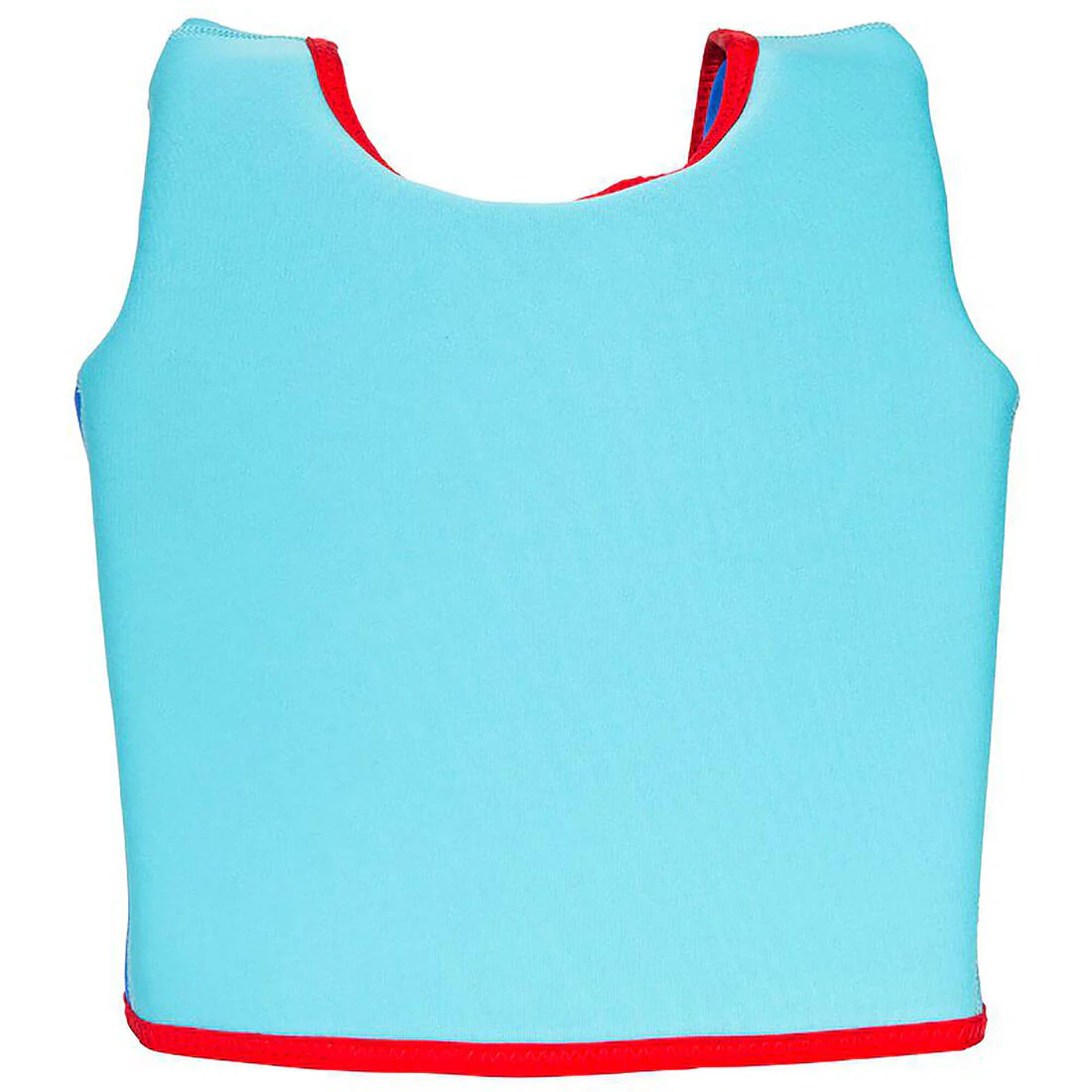 Chaleco salvavidas de natación de espuma azul con rojo - Image 3