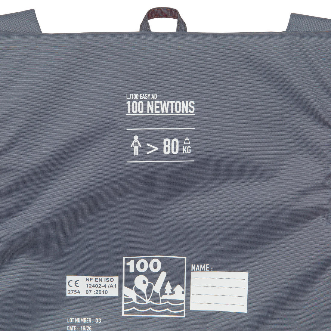 Chaleco Salvavidas LJ100N Easy Adultos Naranja/Gris Espuma - Image 10