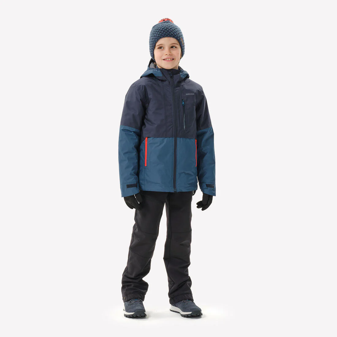 Chamarra 3 en 1 con chaqueta interior acolchada niños 7-15 años, MH500 azul - Image 2