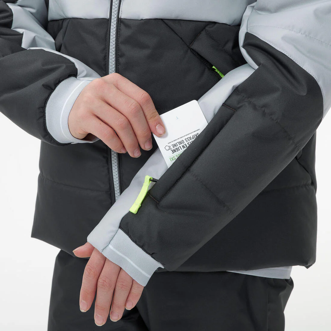 CHAMARRA ACOLCHADA DE ESQUÍ PARA NIÑOS - MUY CÁLIDA E IMPERMEABLE 180 WARM - Image 5
