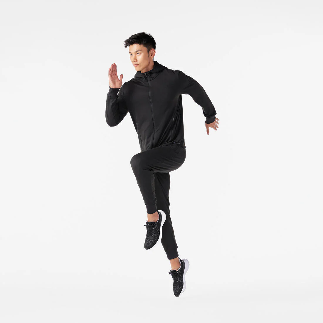 Chamarra cálida de running Hombre - KIPRUN Run 100 Warm Negro - Image 3