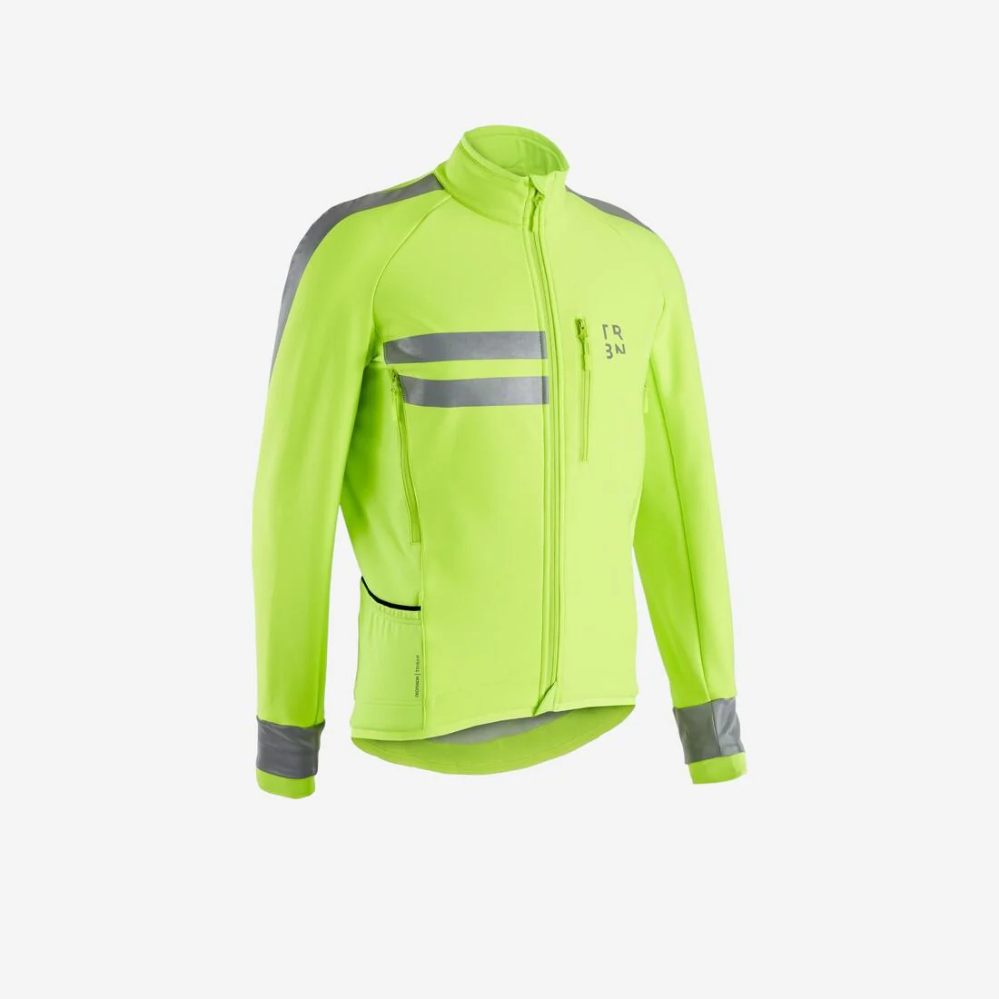 CHAMARRA CICLISMO INVIERNO HOMBRE Triban RC500 VISIBLE AMARILLO FLUO EN1150