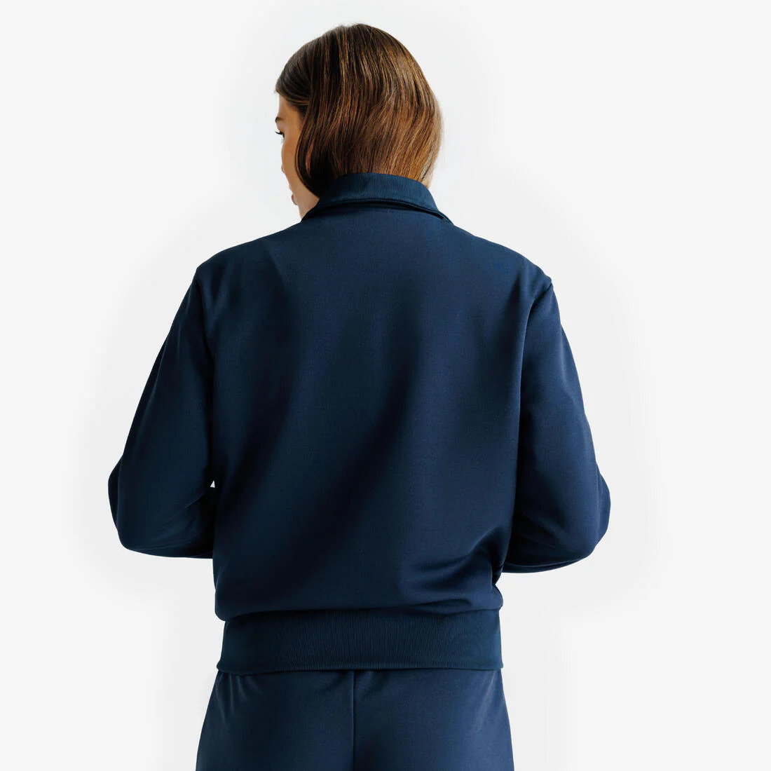 Chamarra de conjunto deportivo azul marino para mujer Heritage - Image 4