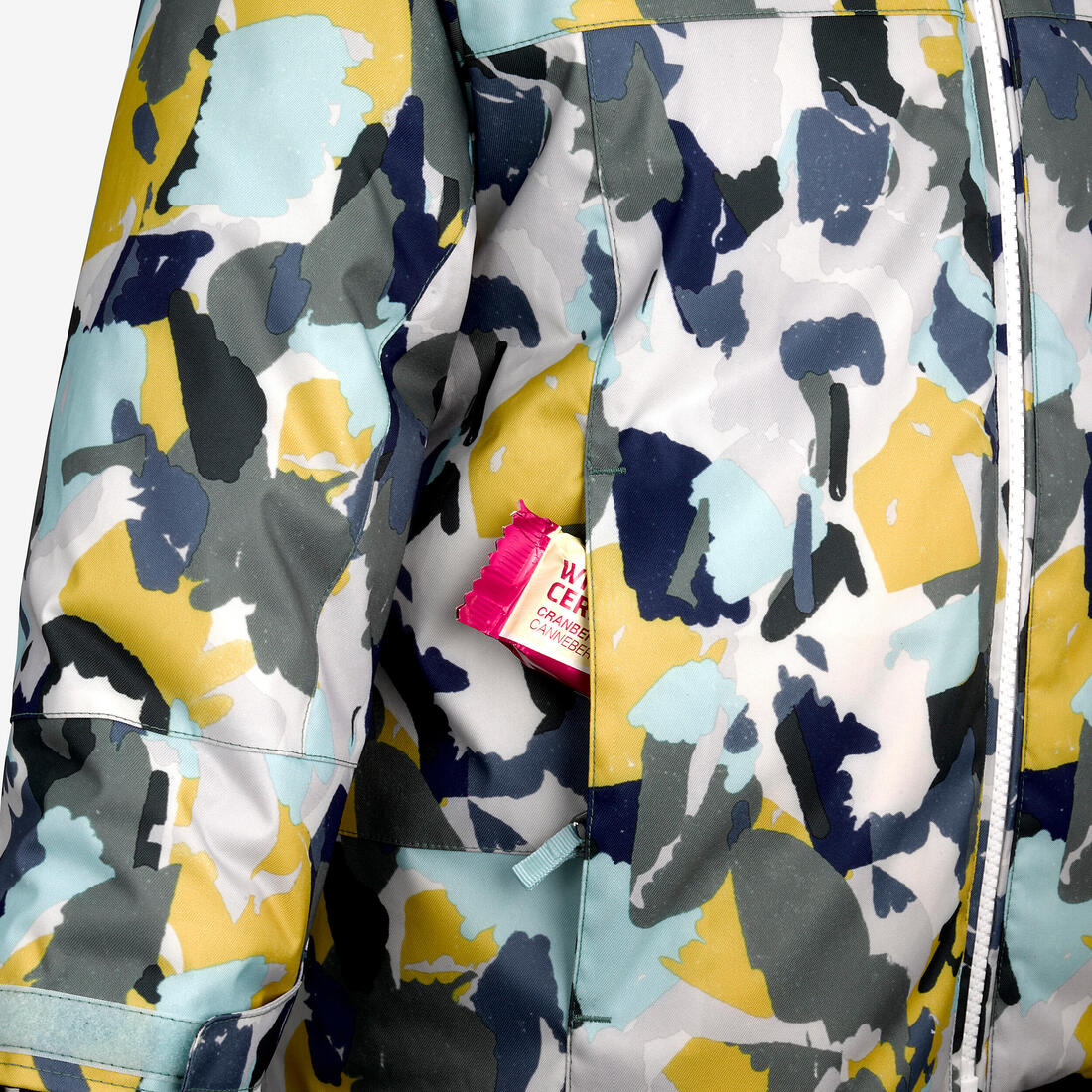 Chamarra de esquí cálida e impermeable con camuflaje para niños 500 PNF - Image 6