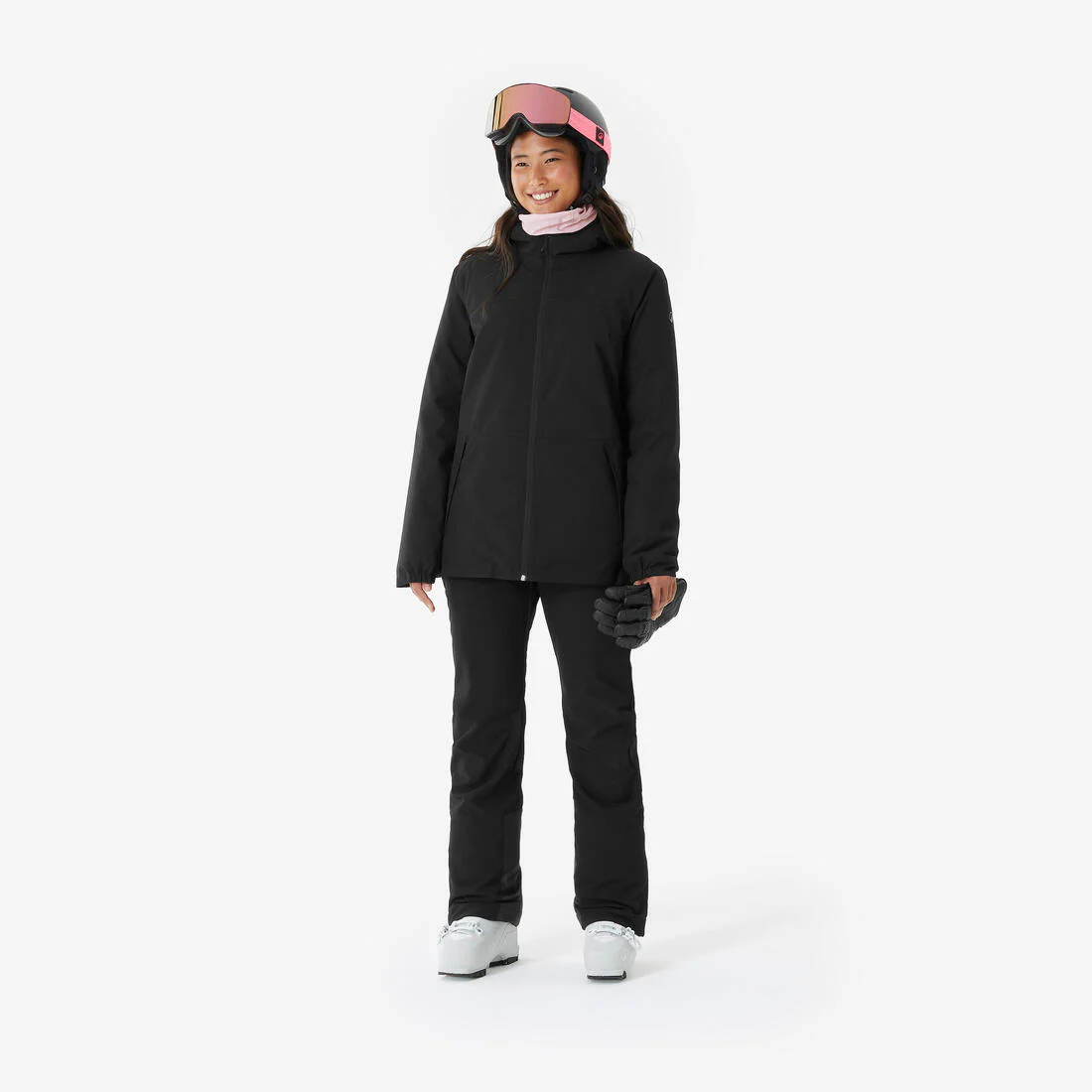 CHAMARRA DE ESQUÍ MUJER 100 - NEGRO - Image 2