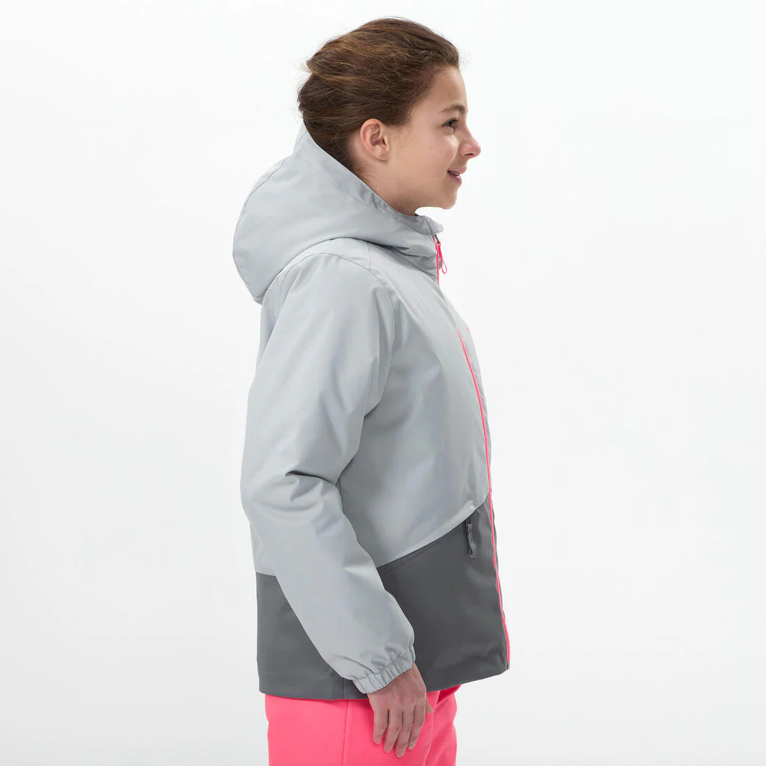 CHAMARRA DE ESQUÍ NIÑOS CÁLIDA E IMPERMEABLE - 100 GRIS - Image 3
