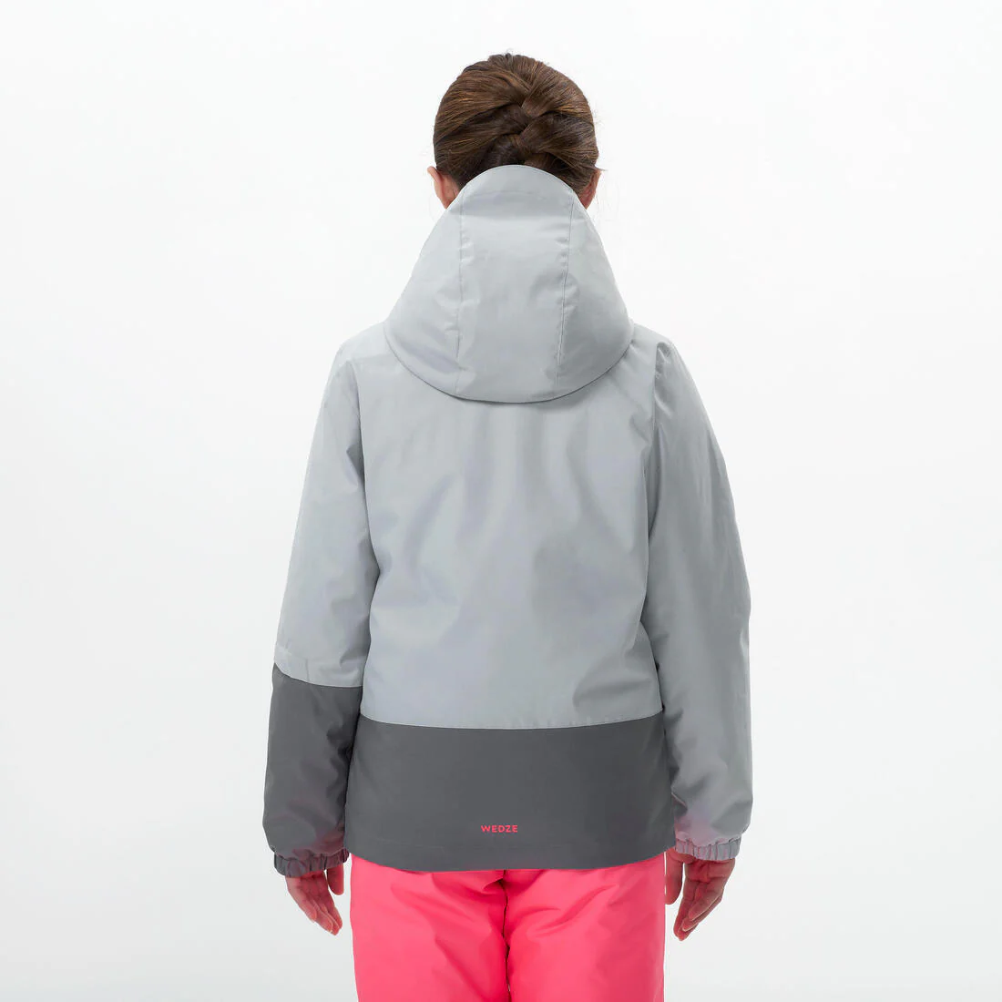 CHAMARRA DE ESQUÍ NIÑOS CÁLIDA E IMPERMEABLE - 100 GRIS - Image 4