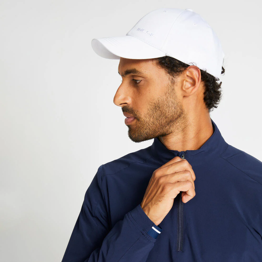Chamarra de golf rompevientos hidrorrepelente azul marino para hombre RW500 - Image 2