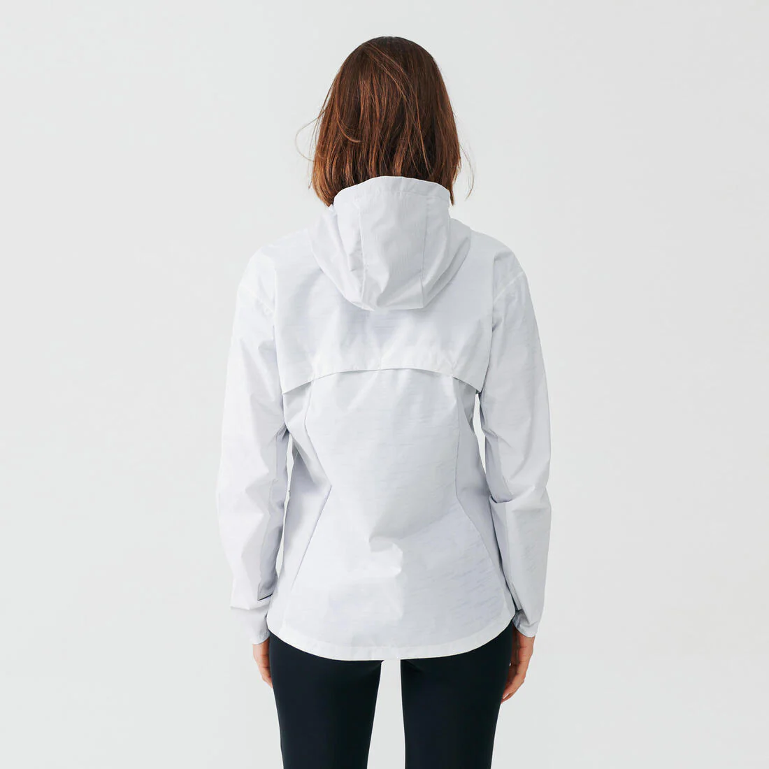 Chamarra de Running con capucha para Mujer - Perlante - Rain - Blanco - Image 2
