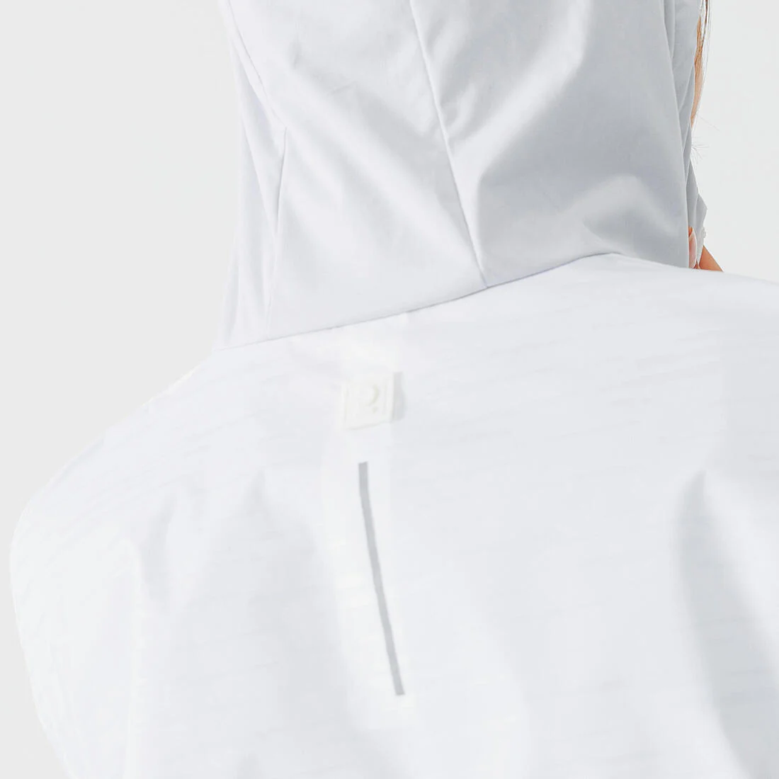 Chamarra de Running con capucha para Mujer - Perlante - Rain - Blanco - Image 6