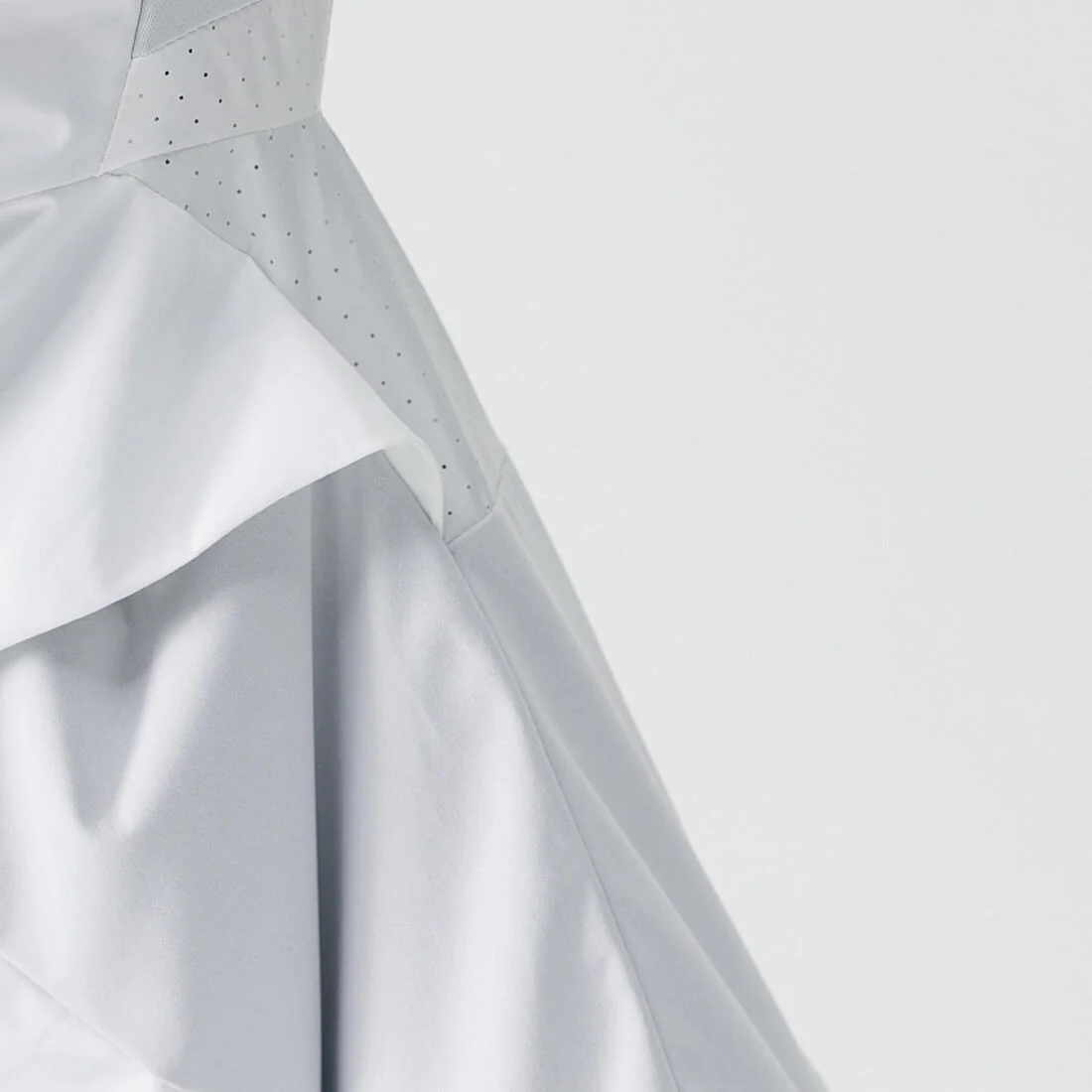 Chamarra de Running con capucha para Mujer - Perlante - Rain - Blanco - Image 7
