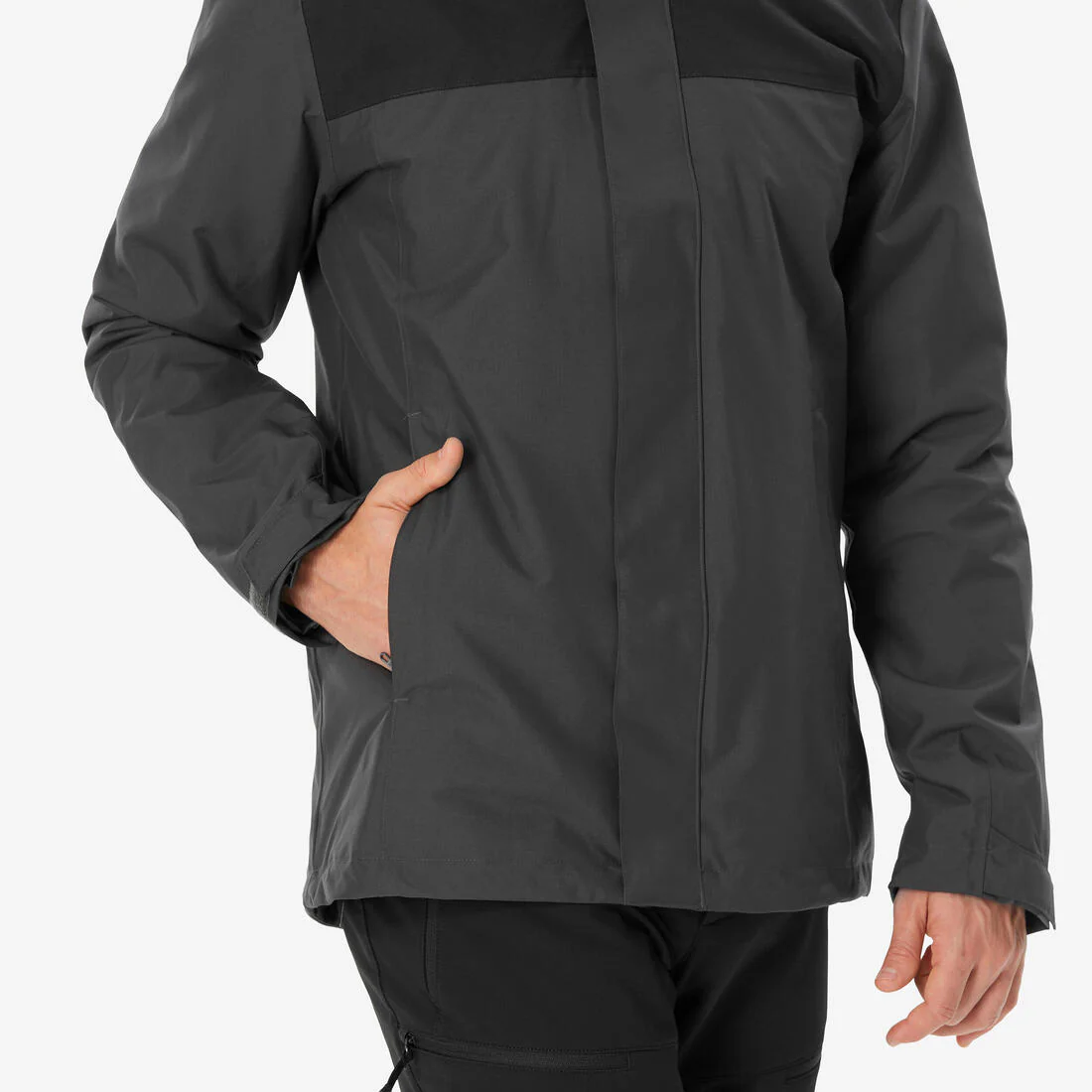 Chamarra de senderismo 3 en 1 impermeable hasta 0 °C para hombre NH100 - Image 29