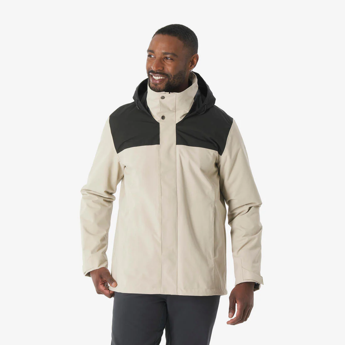 Chamarra de senderismo 3 en 1 impermeable hasta 0 °C para hombre NH100 - Image 3
