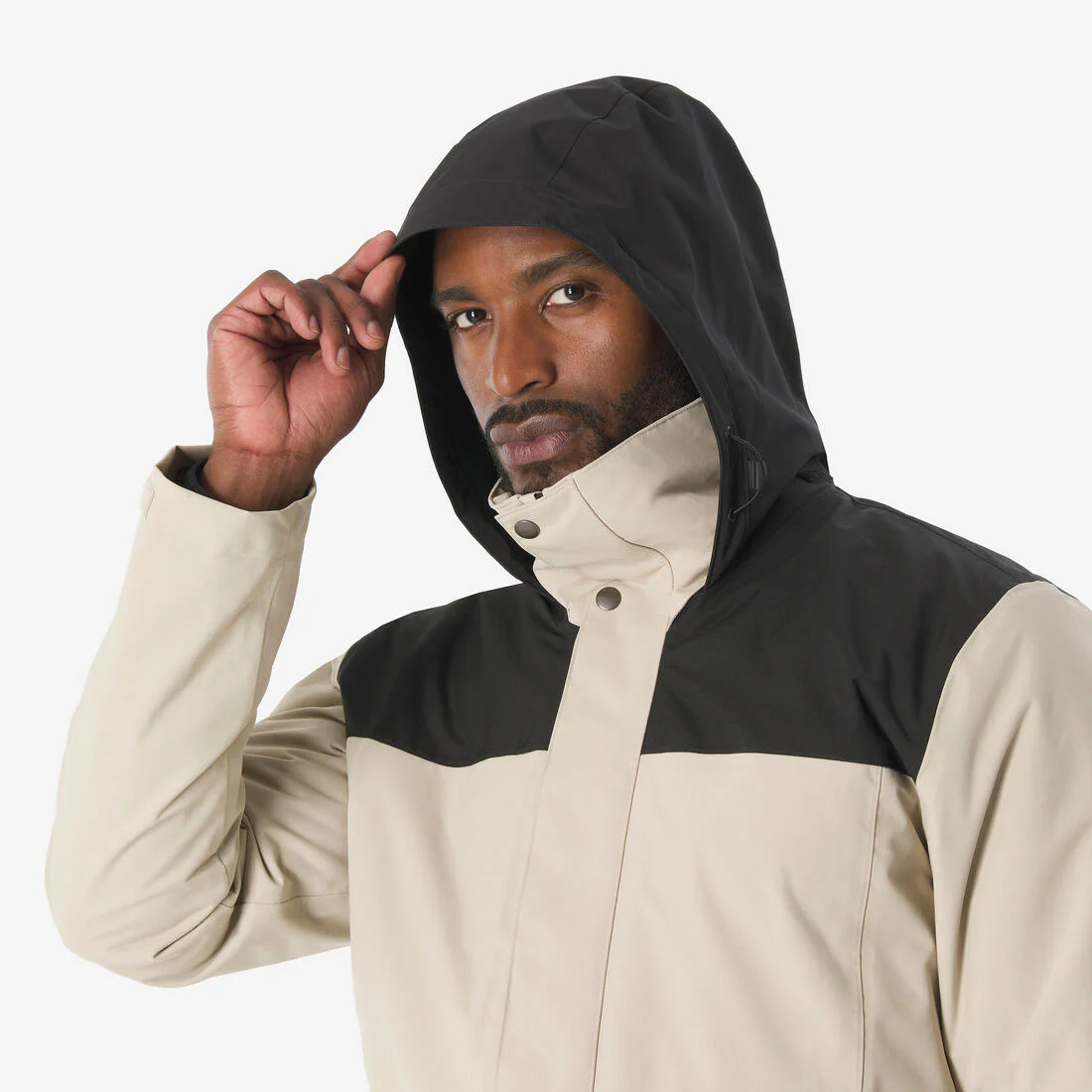 Chamarra de senderismo 3 en 1 impermeable hasta 0 °C para hombre NH100 - Image 31