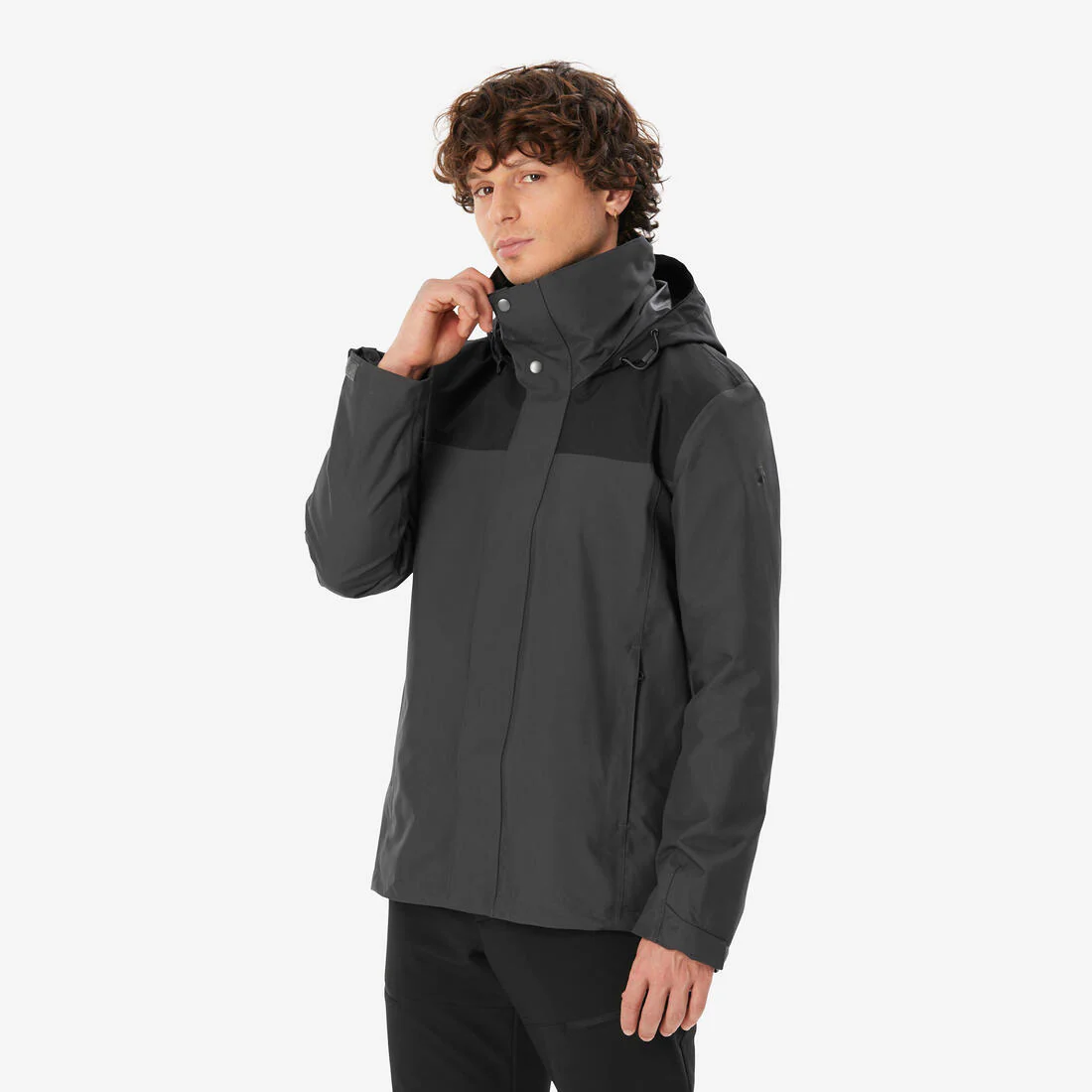 Chamarra de senderismo 3 en 1 impermeable hasta 0 °C para hombre NH100 - Image 4