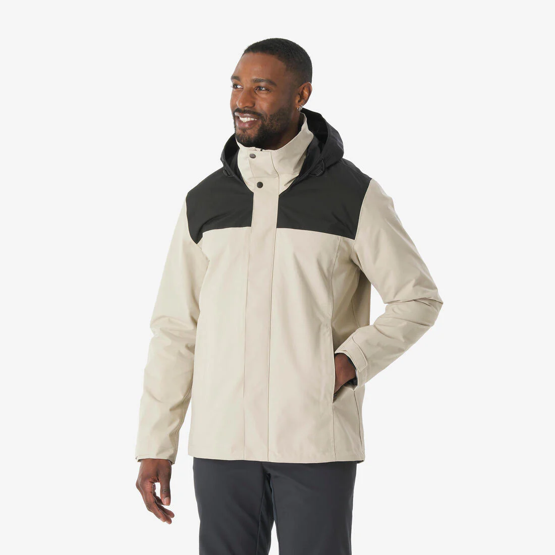 Chamarra de senderismo 3 en 1 impermeable hasta 0 °C para hombre NH100 - Image 42