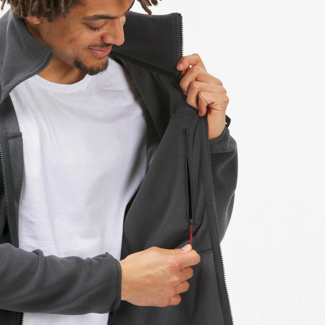 Chamarra de senderismo 3 en 1 impermeable hasta 0 °C para hombre NH100 - Image 45