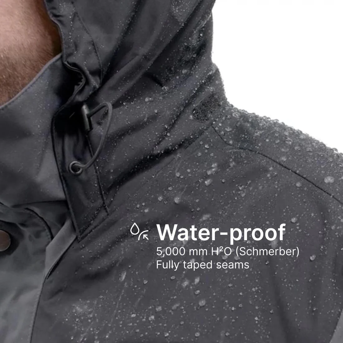Chamarra de senderismo 3 en 1 impermeable hasta 0 °C para hombre NH100 - Image 58