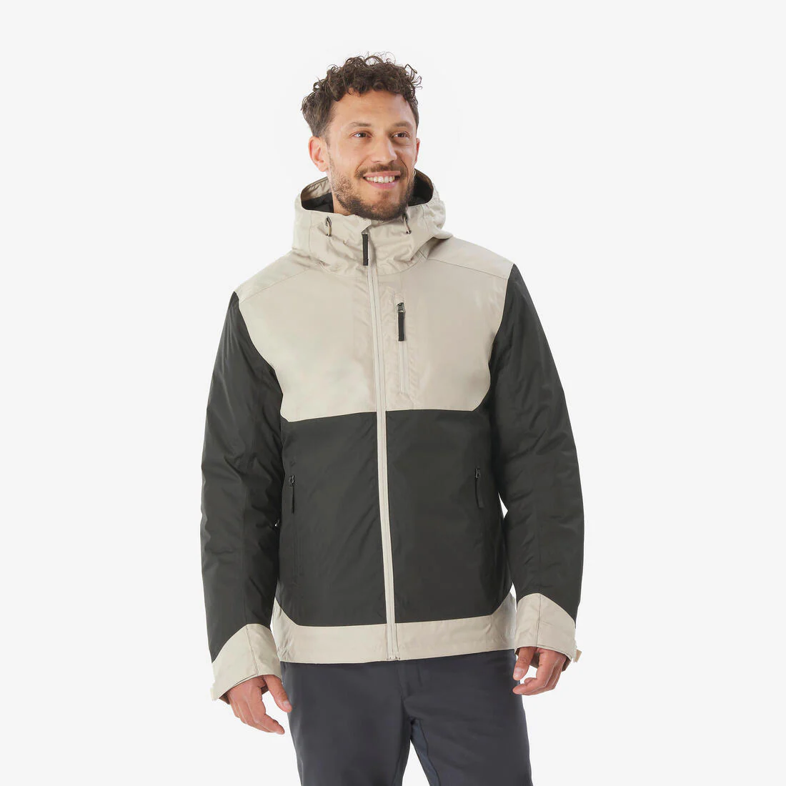 Chamarra de senderismo 3 en 1 impermeable hasta 0 °C para hombre NH100 - Image 59