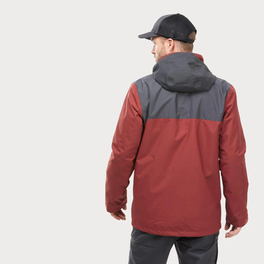 Chamarra de senderismo 3 en 1 impermeable hasta 0 °C para hombre NH100 - Image 7