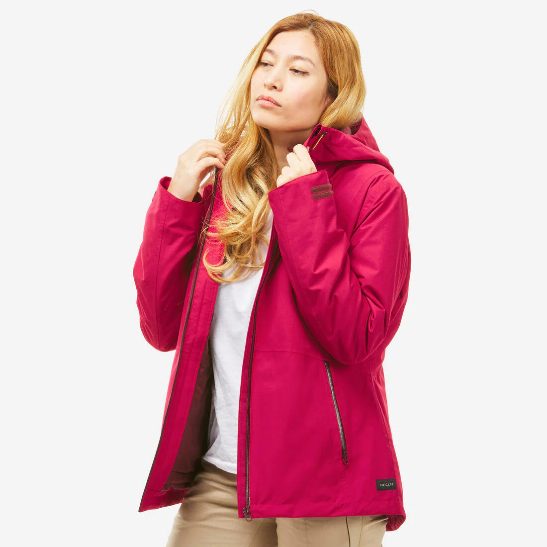 Chamarra de senderismo 3 en 1 impermeable hasta -10 °C para mujer SH500 - Image 2
