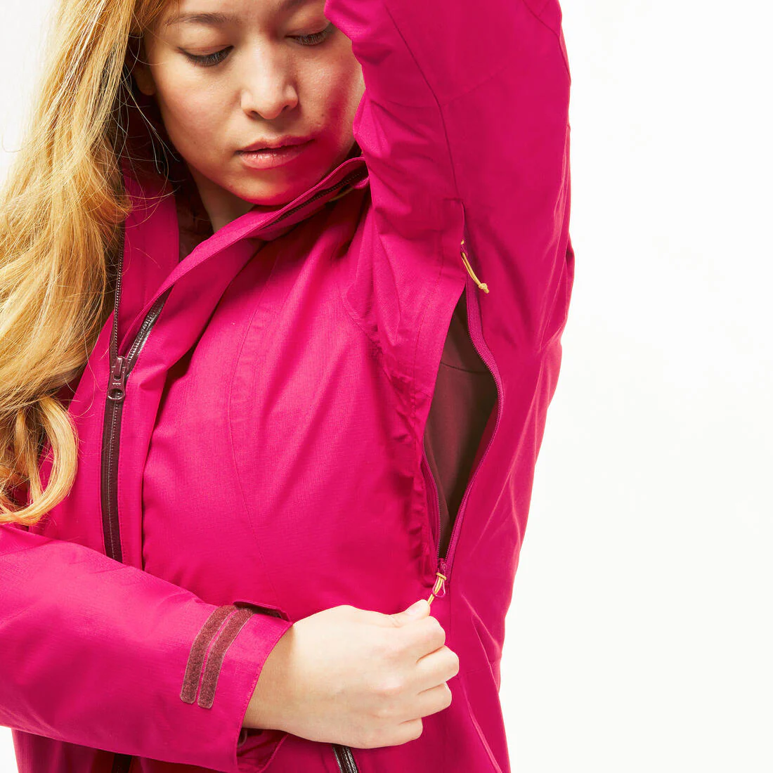 Chamarra de senderismo 3 en 1 impermeable hasta -10 °C para mujer SH500 - Image 7