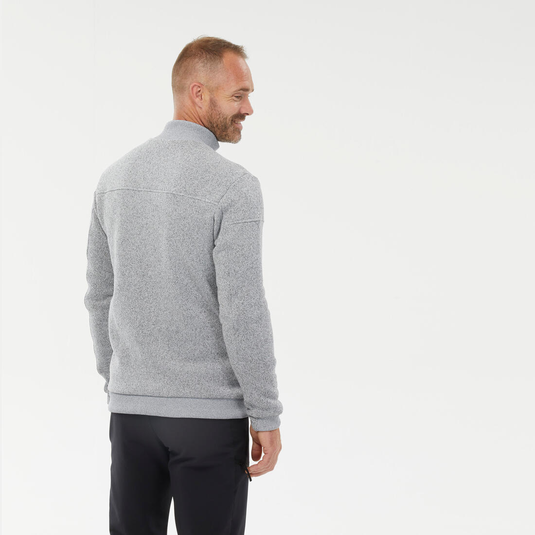 Chamarra de senderismo cálida de forro polar para hombre SH100 - Image 6