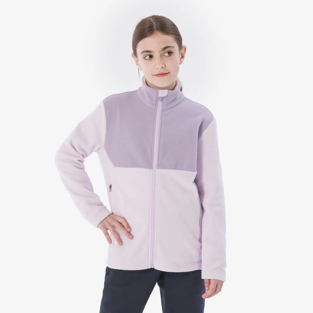 Chamarra de senderismo de forro polar para niños de 7 a 15 años MH500 - Image 3