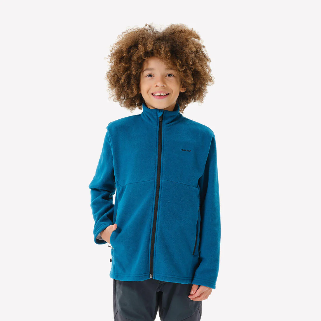Chamarra de senderismo de forro polar para niños de 7 a 15 años MH500 - Image 4