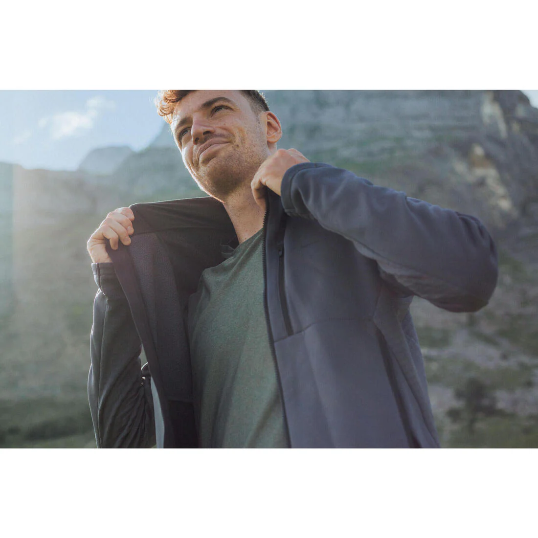Chamarra de senderismo de tejido polar - MH520 Hood - Hombre - Image 13