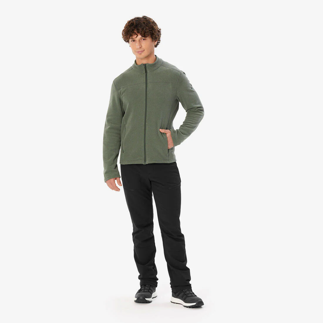 Chamarra de senderismo en montaña de forro polar para hombre MH100 - Image 3