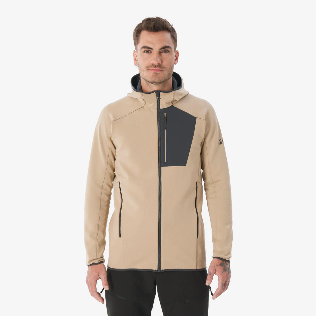 Chamarra de senderismo en montaña de forro polar para hombre MH500
